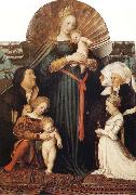 Hans holbein the younger Madonna of Mercy and the Family of Jakob Meyer zum Hasen Spain oil painting artist